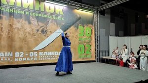 Фланкировка (танец с шашками "Ойся  ты ойся") Казачка Наталья Плиско (выставка Клинок весна 2023)