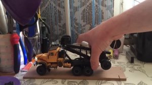 RC ПОЛНЫЙ ПРИВОД КрАЗ-255Л1  "Лесовоз" радиоуправляемая модель в масштабе 1:43