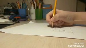 Рисунок в карандаше.Замок?