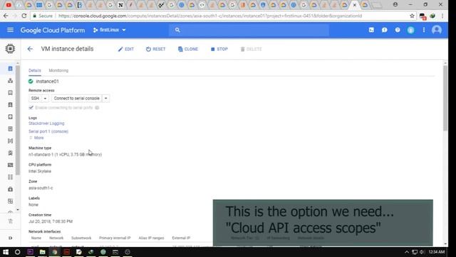 Resolving AccessDeniedException 403 : Google Cloud Instance смотреть онлайн