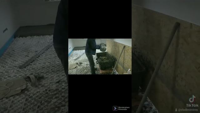 Мутим раствор для стяжки!