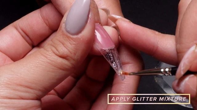 Aprés Gel-X Dreamy Pink Gold Design смотреть онлайн