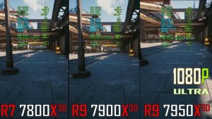RYYZEN 7 7800X3D vs RYYZEN 9 7900X3D vs RYYZEN 9 7950X3D