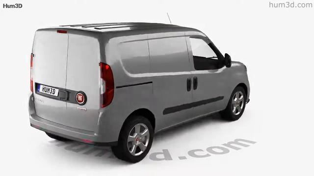 Fiat Doblo Cargo L1H1 2015 3D model by Hum3D.com смотреть онлайн