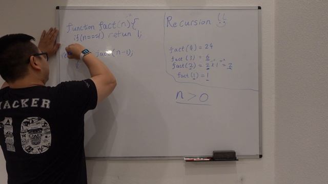 Intro to Recursion with Javascript - Factorial