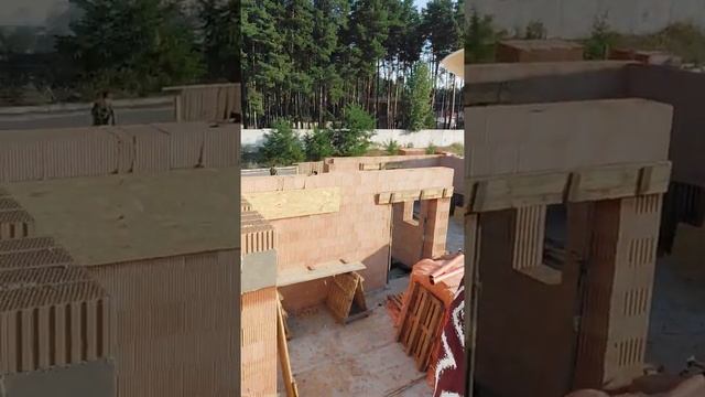 Строительство дома в Киеве из керамического шлифованного блока #Heluz #Neopor #PorothermDryFix смотреть онлайн