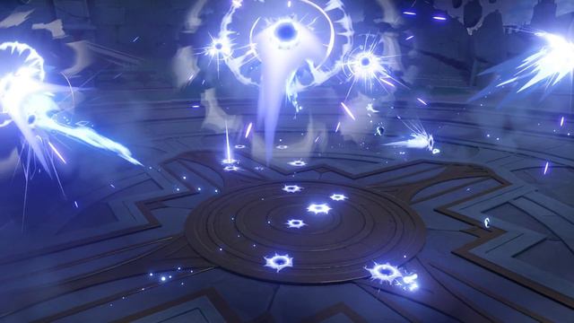 Genshin Impact: ульта Клоринды с эффектом слоумо смотреть онлайн