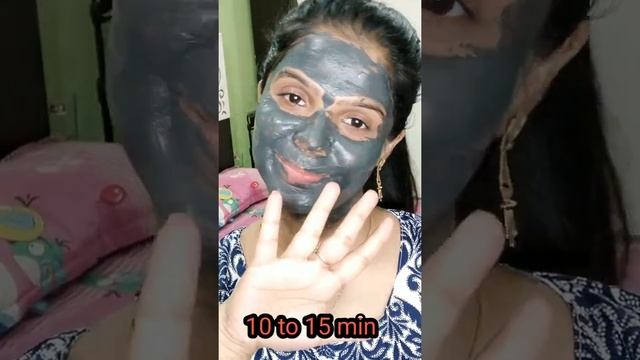 swiss beauty bamboo charcoal mask #shorts #Swissbeautycharcolmask #YouTubeshorts