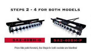 How to Assemble the Brinly Tow-Behind Spike Aerator | Models SA2-40BH-G & SA2-40BH-P