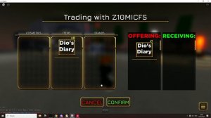 YBA Как кидать трейд