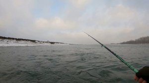 Первый снег ! Рыбалка на поплавочную удочку .