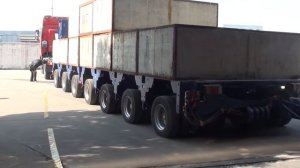 hydraulic multi axle trailer(www.ruiqianhe.com)