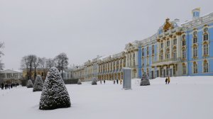 ?? Санкт-Петербург. Зимняя красота Екатерининского парка города Пушкина.