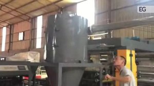 Линия с воздушным охлаждением для изготовления пластиковых гранул