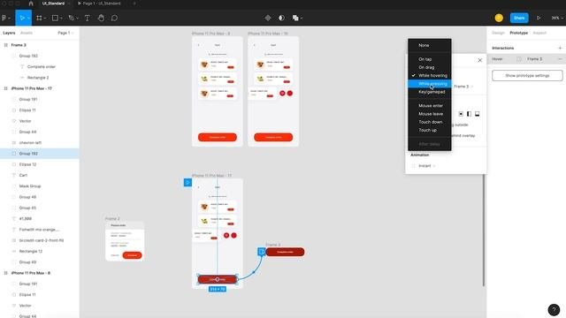 All Prototype Triggers With Solid Examples | Figma Tutorial In Hindi #figma #uxdesign #webdesign