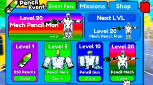 🤩ЭТО НОВЫЙ *Pencil Event Pass* В Toilet Tower Defense! Пенсил ивент в туалет товер дефенс в роблокс