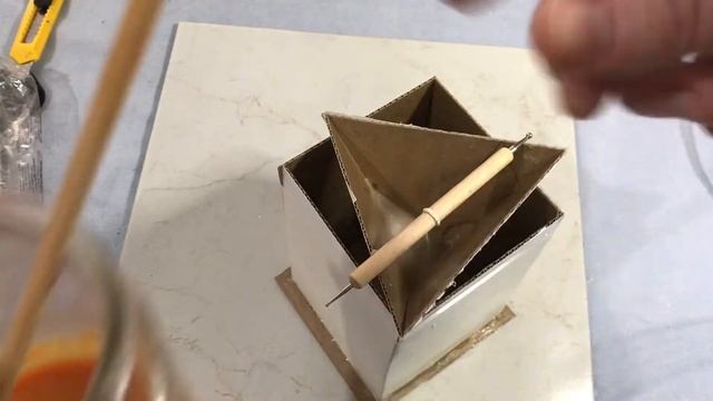 Свечи из бетона  и парафина своими руками