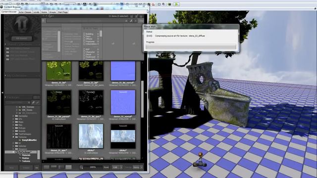 Создание стены: часть 11 - Импорт в UDK, выводы. смотреть онлайн