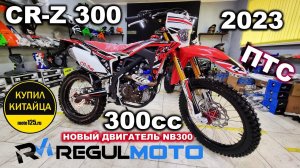 НОВЫЙ! Regulmoto CR-Z 300 | 2023 | ОБЗОР | Новый двигатель