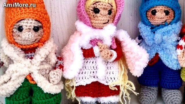 Амигуруми: схема Гномики | Игрушки вязаные крючком