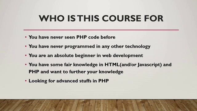 Php programming full course from scratchPHP tutorial step by stepmaster Php and mysql step by ste