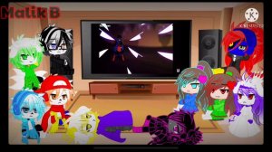 Undertale Reacts to Error!Sans vs X!Chara(Gacha Club)