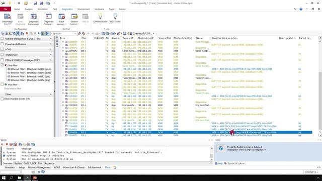 DoIP with Vector CANoe (2/6): Trace Window Interpretation смотреть онлайн