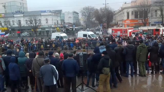 #Симферополь #Крым площадь Ленина с #Днём защитника #Отечества #23февраля2018 смотреть онлайн