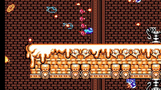 Parodius (NES /Денди) (NO DAMAGE (1 loop)). НЕ СПЛЮЩЕННАЯ картинка, БЕЗ фильтров. Ориг. размер 1080