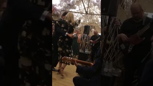 El baila de la reina Máxima de Holanda en la Feria de Abril