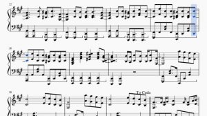 Partitura Panic! At The Disco – House of Memories Piano