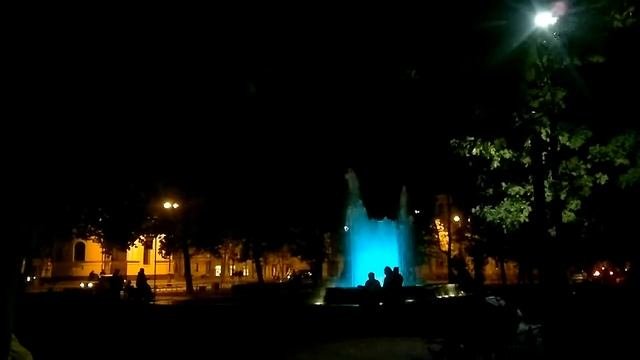 Кронштадт Музыкально цветной фонтан...