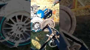 И купил я адаптер КТЗ. Испытание нового плуга