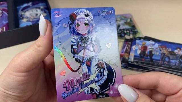 Анпакинг бокса с БЛИЗНЕЦАМИ / Коллекционные карточки Genshin Impact смотреть онлайн