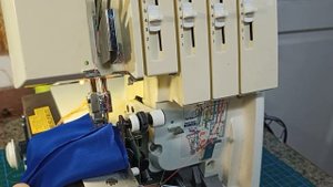 Bernina 700D оверлок после моей настройки и доработки