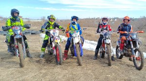 эндуро на кросаче//апрельское эндуро в подольске