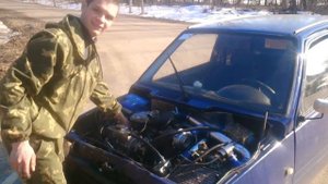 Та самая пушка на двух котлах ока турбо ваз 1113 турбо