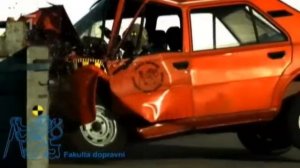 Škoda 120 crash test 50 kph (31 mph)