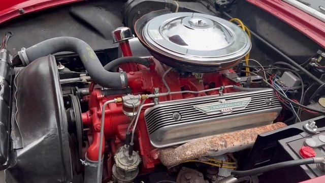 1955 Ford Thunderbird Convertible Cold Start смотреть онлайн