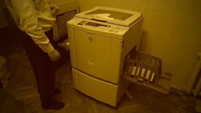 Ризограф в действии...