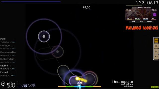 [Live] Reused | EGOIST - The Everlasting Guilty Crown [Wish] +DT 99.33% {#3 648pp FC} - osu!