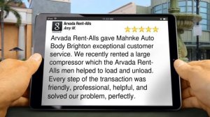 Arvada Rent-Alls Arvada
Outstanding
5 Star Review by Amy M.