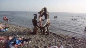 МОРЕ. ВАРДАНЕ (СОЧИ) негры  сент18 год