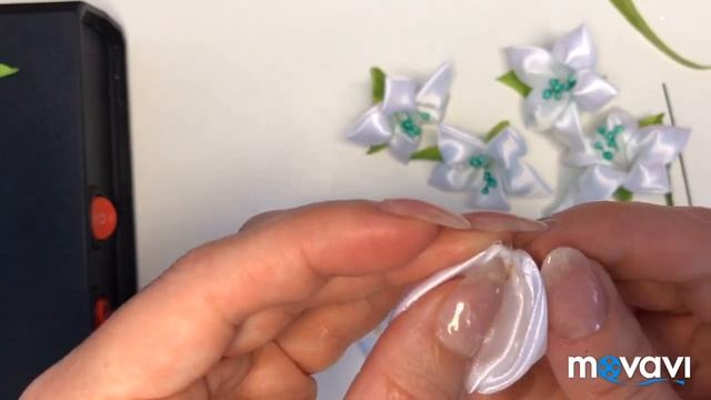 Венок с цветами из лент, колье ? Wreath of ribbon ?. Corona de cinta ? смотреть онлайн