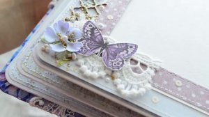 Обзор детского фотоальбома для малышки Лерочки. (Скрапбукинг,Скрапальбом)