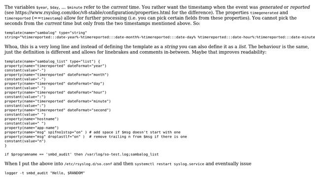 Ubuntu: rsyslog template date/time format with seconds (2 Solutions!!) смотреть онлайн