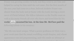 William J. McClure by John Trew Dickson, Chapter 15 California.