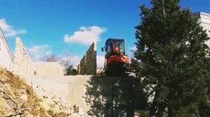 Японский мини-экскаватор KUBOTA U27-4