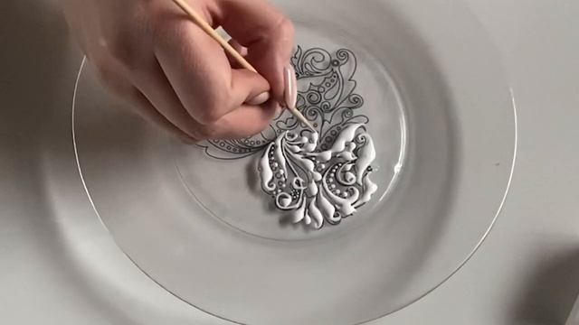 Как расписать тарелку в точечной технике | NESTbase Романтика смотреть онлайн