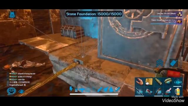 [Mon Ster] || (Ark mobile|official) Underwater cave attack built in the wall. смотреть онлайн